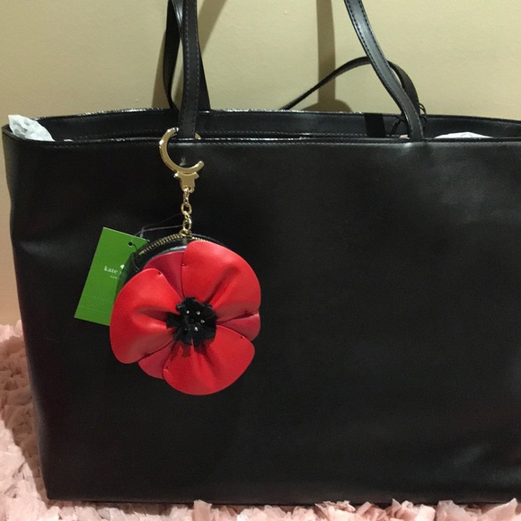 kate spade Bags Poppy Coin Purse Bag Charm Nwt Poshmark